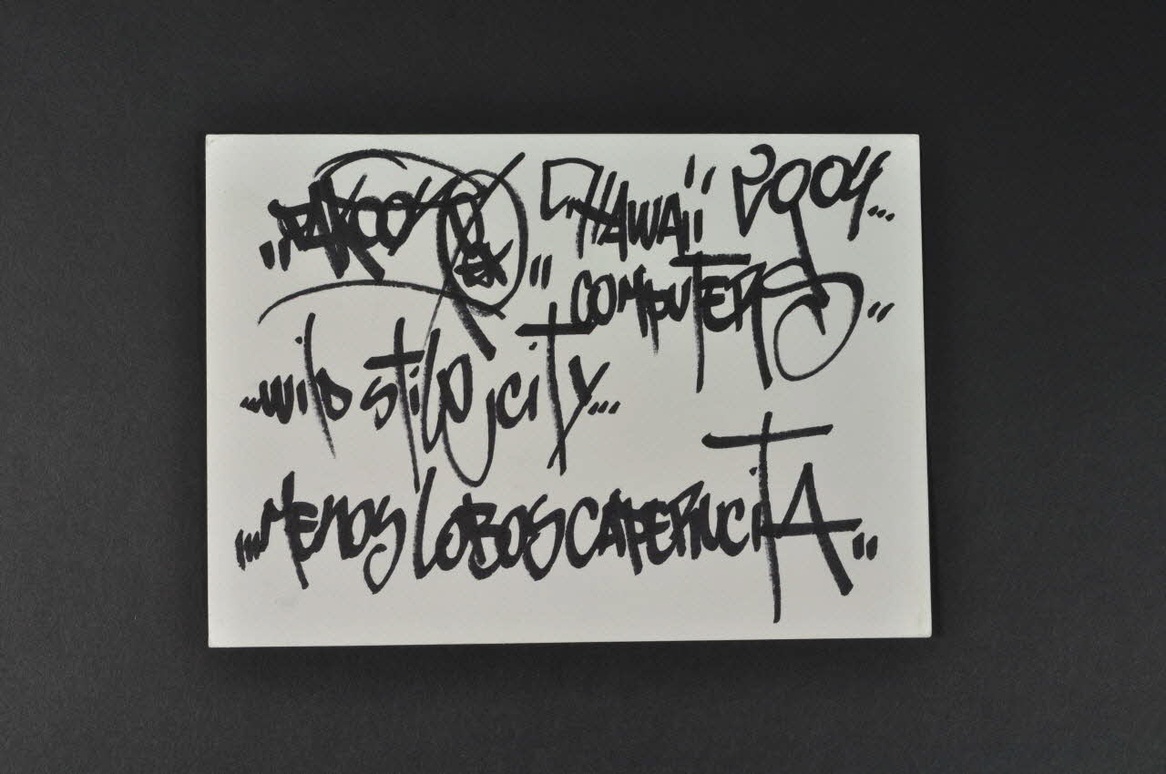 Pako esquisse Signature Catalogne, Espagne 2004 2004.146.1 Photo Mucem