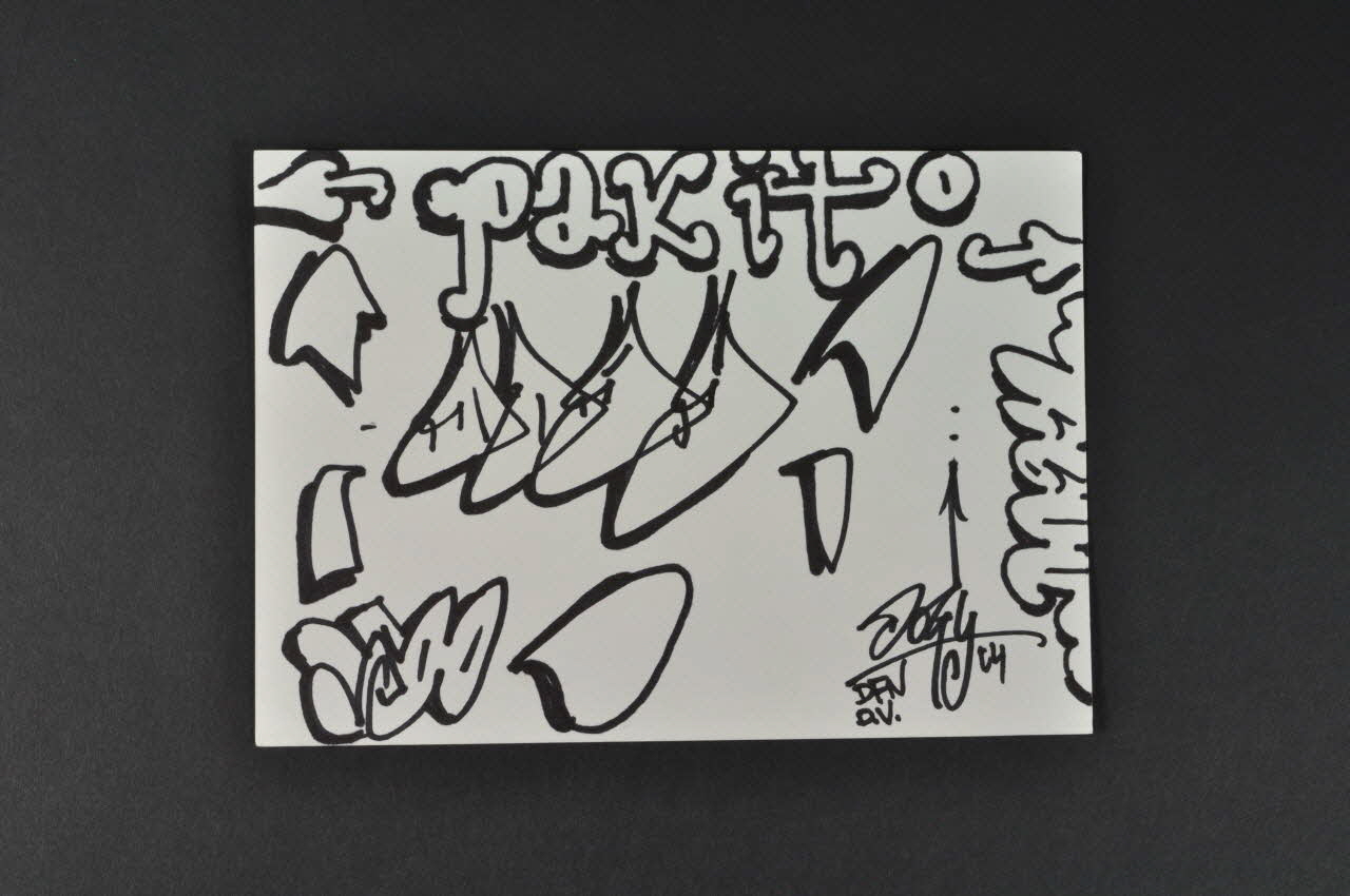 Pako esquisse Signature Catalogne, Espagne 2004 2004.146.2 Photo Mucem