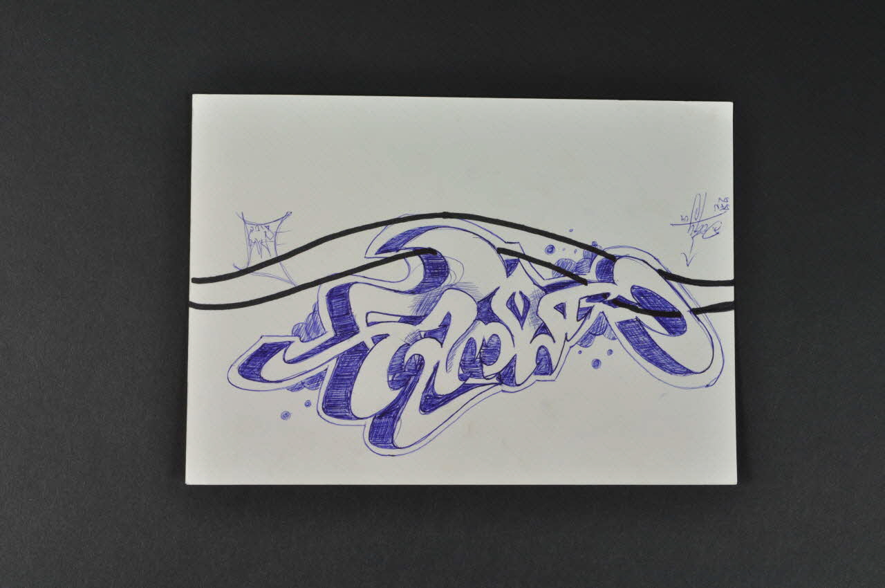 Pako esquisse Esquisse de graff Catalogne, Espagne 2004 2004.146.3 Photo Mucem