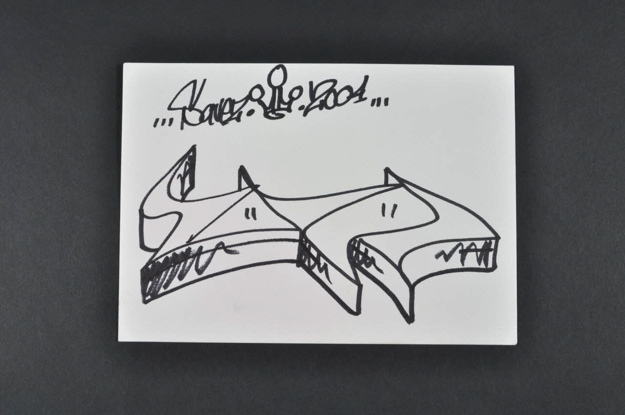 Pako dessin Esquisse de graff Catalogne, Espagne 2004 2004.146.4 Photo Mucem