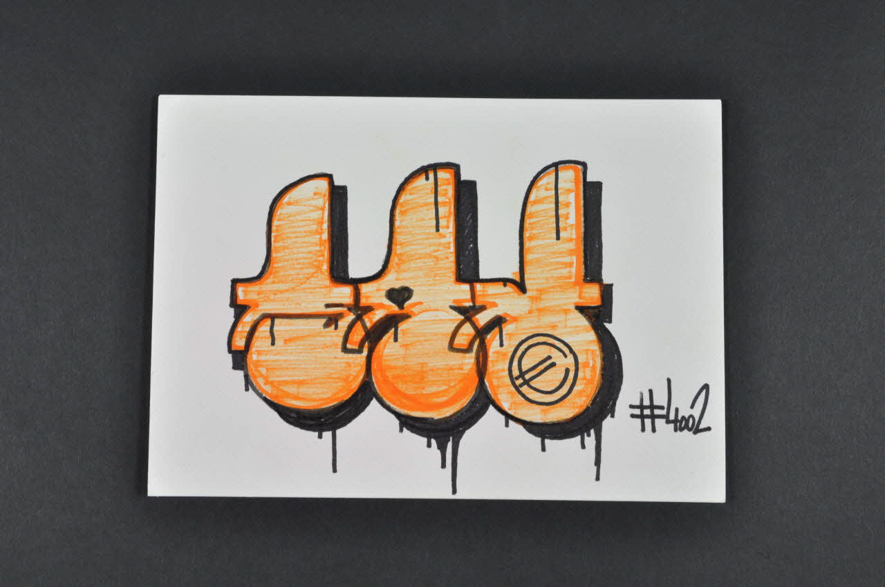 Pako dessin Esquisse de graff Catalogne, Espagne 2004 2004.146.5 Photo Mucem