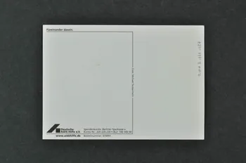 carte postale "Füreinander dasein" (Etre présent ???) 2003.111.127 Photo Mucem