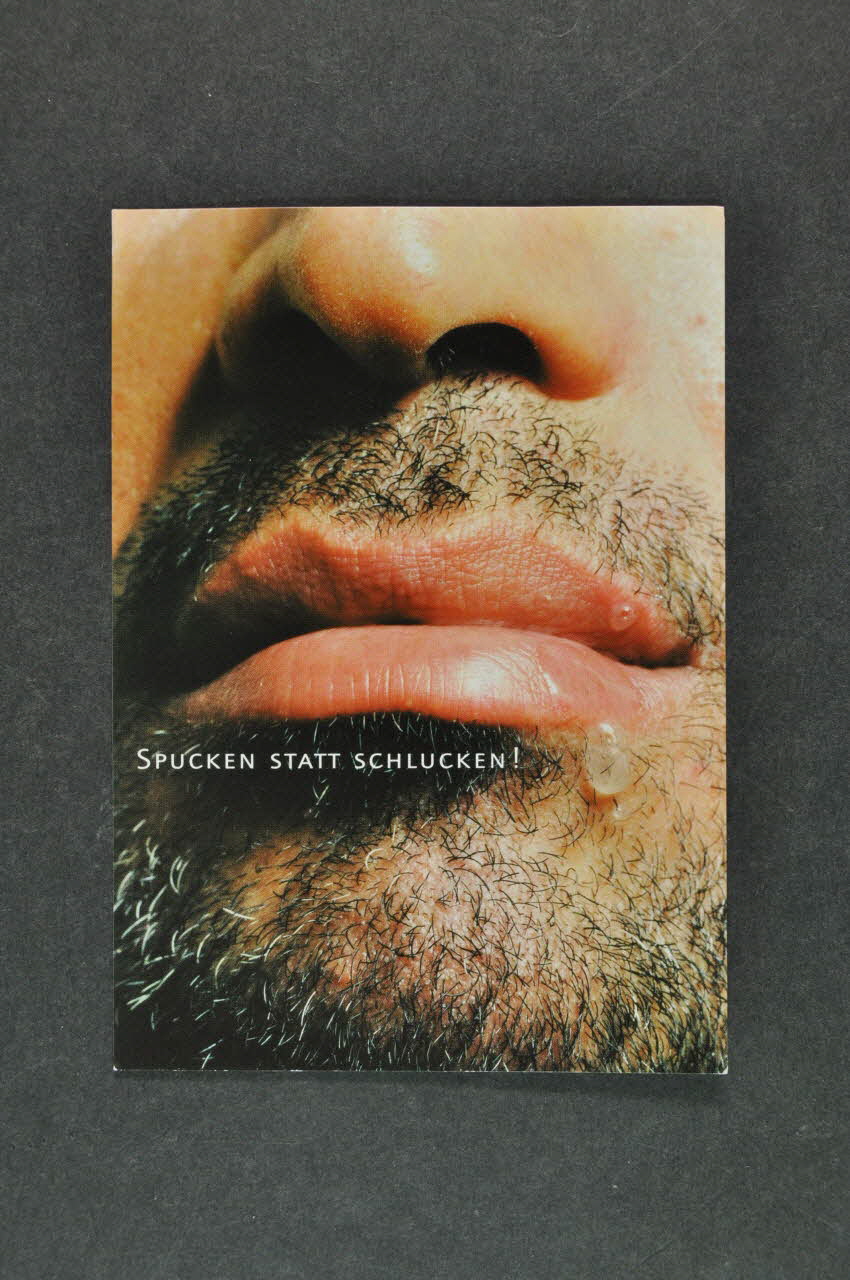 carte postale "Spucken statt schlucken !" (Cracher au lieu d'avaler) 2003.111.147 Photo Mucem