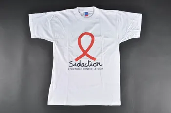 Sidaction - Ensemble Contre Le Sida tee-shirt Sidaction France 1996 2004.165.4 Photo Mucem