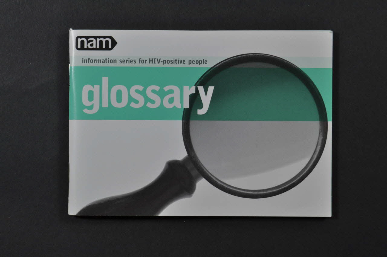 Nam BROCHURE Glossary (Gossaire) Grande Bretagne 2003 2004.166.1 Photo Mucem