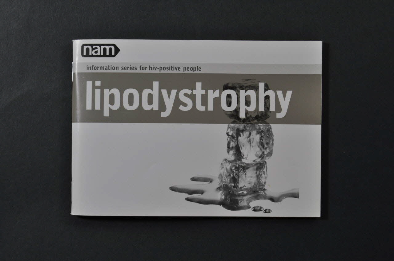 Nam BROCHURE "Lipodistrophy" (Lipodystrophie) International 2004 2004.166.10 Photo Mucem
