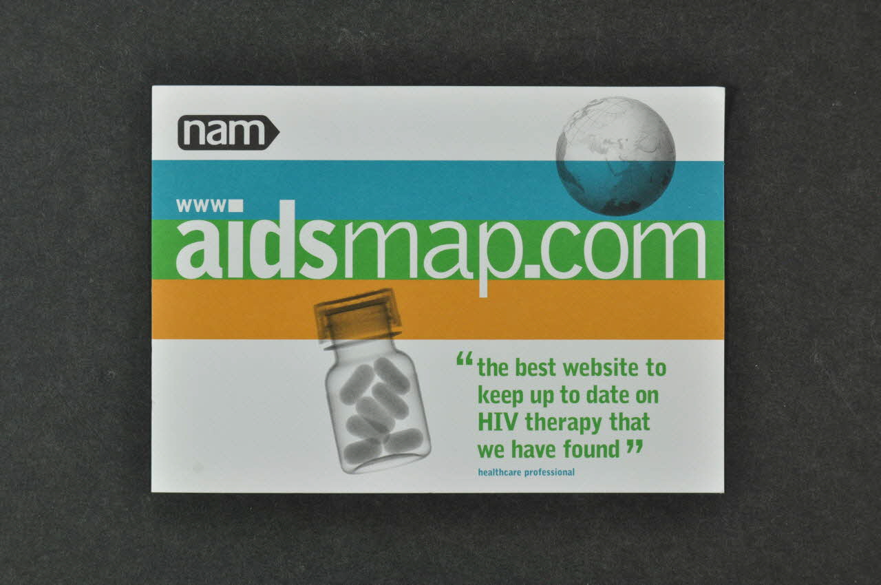 Nam carte postale "www.aidsmap.com" International 2004 2004.166.12 Photo Mucem