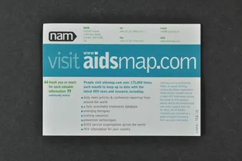 Nam carte postale "www.aidsmap.com" International 2004 2004.166.12 Photo Mucem