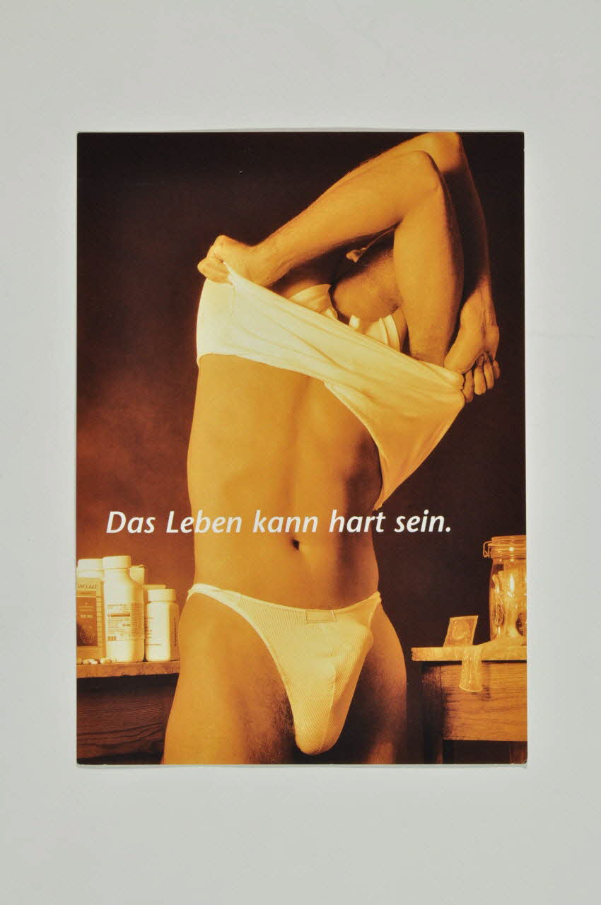 carte postale "Das Leben kann hart sein" (La vie peut être dure) 2003.111.156 Photo Mucem