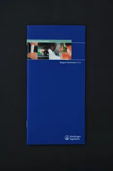 Boehringer BROCHURE Rapport sommaire 2003 France 2003 2004.167.4 Photo Mucem