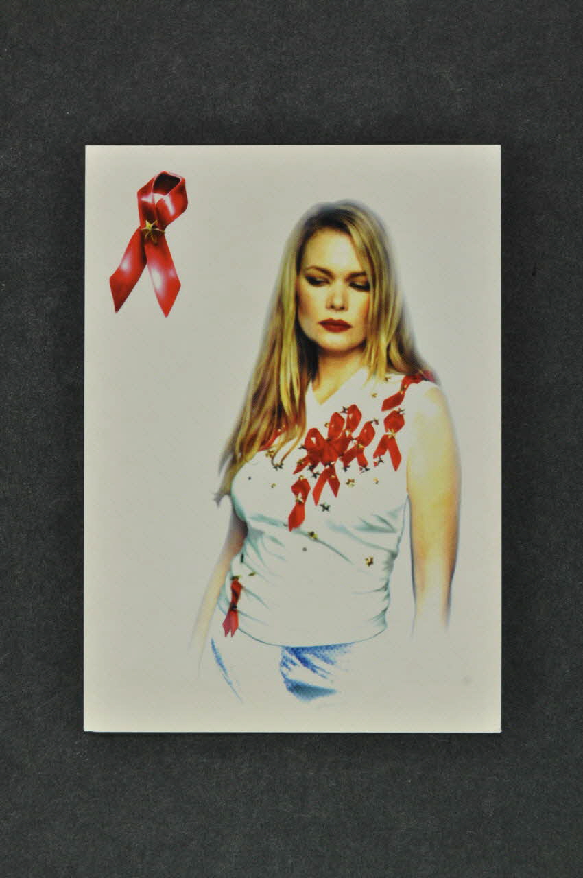 carte postale "World AIDS Day 1999" Danemark 1999 2005.173.11 Photo Mucem