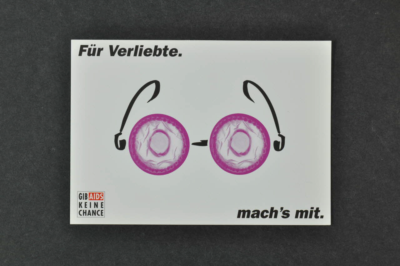 carte postale "Für verliebte" (Pour les amoureux) 2004.170.14 Photo Mucem