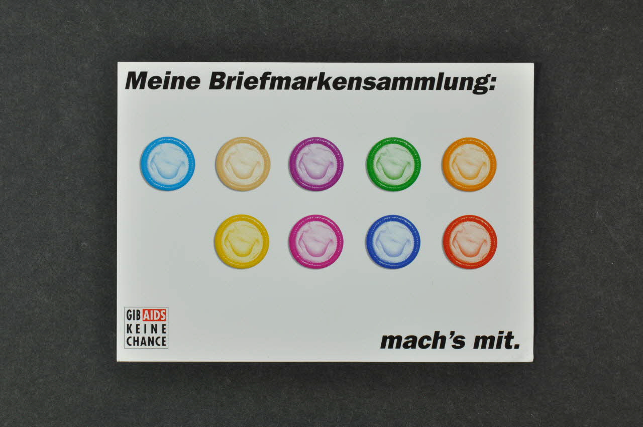 carte postale "Meine Briefmarkensammlung" (Ma collection de timbres) 2004.170.16 Photo Mucem