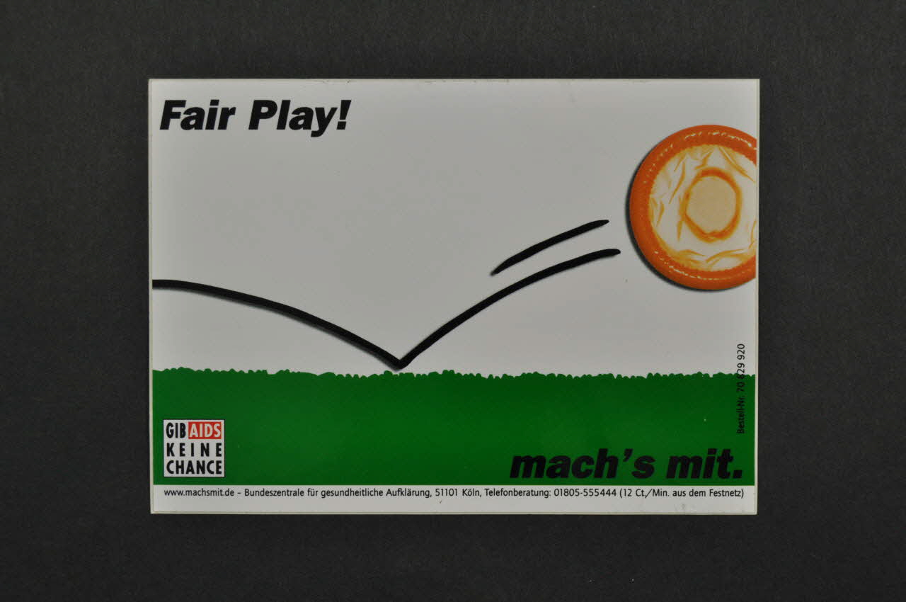 autocollant "Fair Play !" 2004.170.2 Photo Mucem