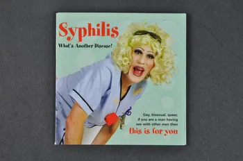 Gay Men Health Project Dépliant "Syphilis. What's another disease !" (Syphilis. Qu'est ce c'est que cette autre maladie ?) Irlande 2005 2005.174.7  Photo Mucem