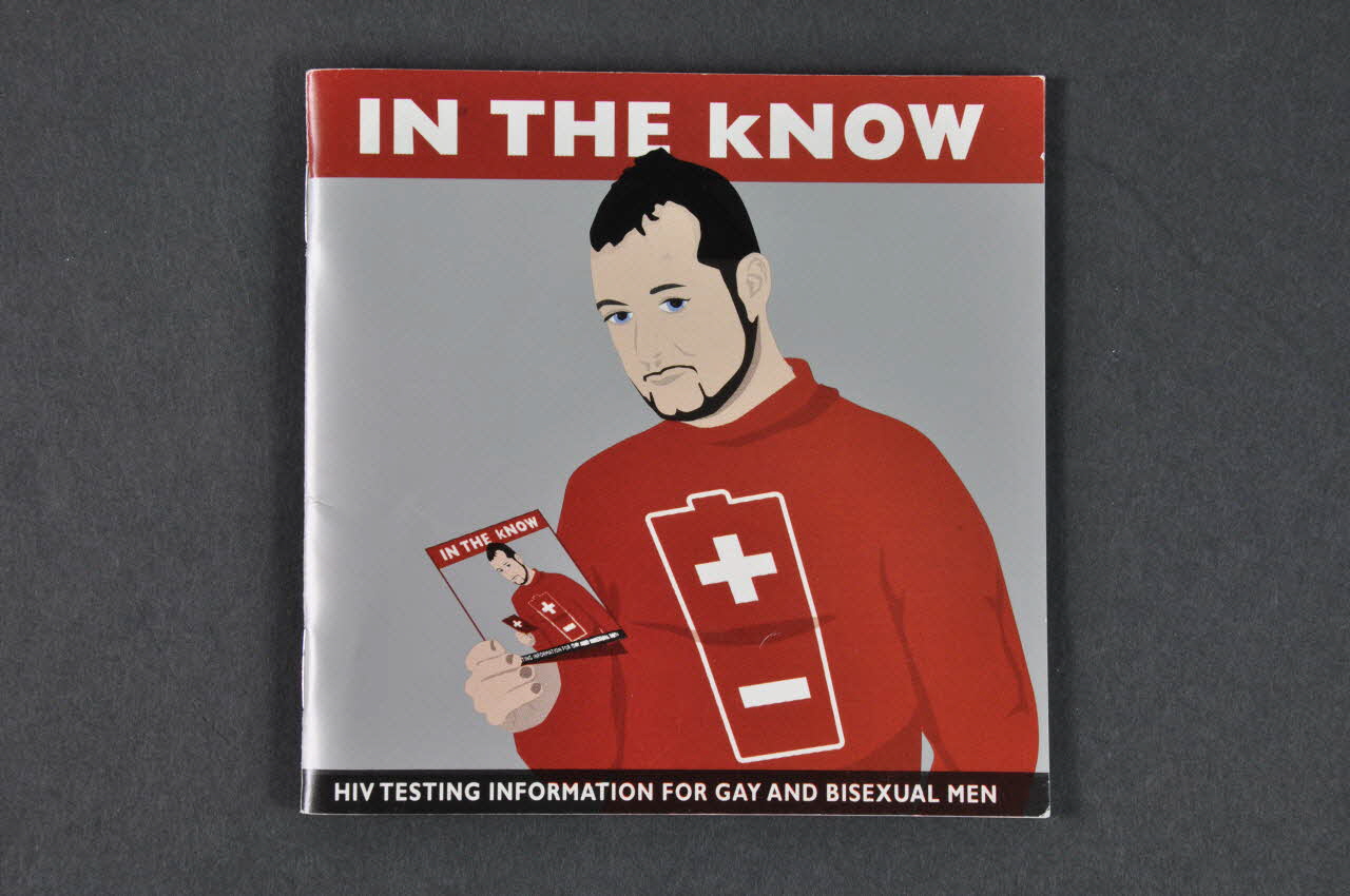 Gay  Health Network BROCHURE "In the know" (Dans la connaissance) Irlande 2005 2005.174.8 Photo Mucem