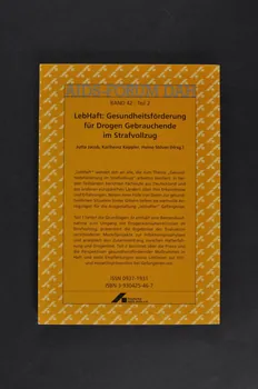 Deutsche Aids-Hilfe livre AIDS-Forum DAH. Band 42 - Teil 2 :  "LebHaft : Gesundheitsförderung für Drogen Gebrauchende im Strafvollzug" (?) Allemagne 2001/11 2003.111.190  Photo Mucem