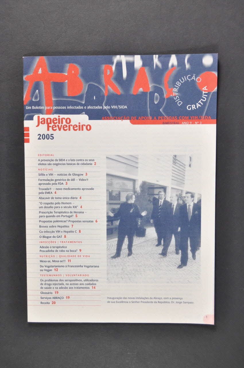 Abraço Bulletin associatif Portugal 2005 2005.175.4 Photo Mucem