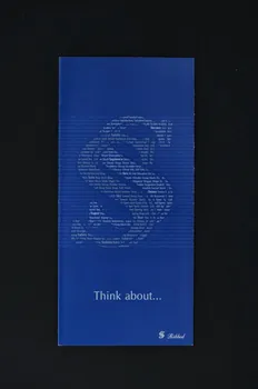 Dépliant "Think about" (dépliant bleu) Arménie 2004 2004.171.3 Photo Mucem