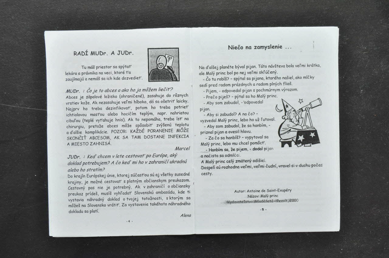 Bulletin d'information "Na ceste", n° 7, juin 2005 Slovaquie 2005/6 2005.177.16 Photo Mucem