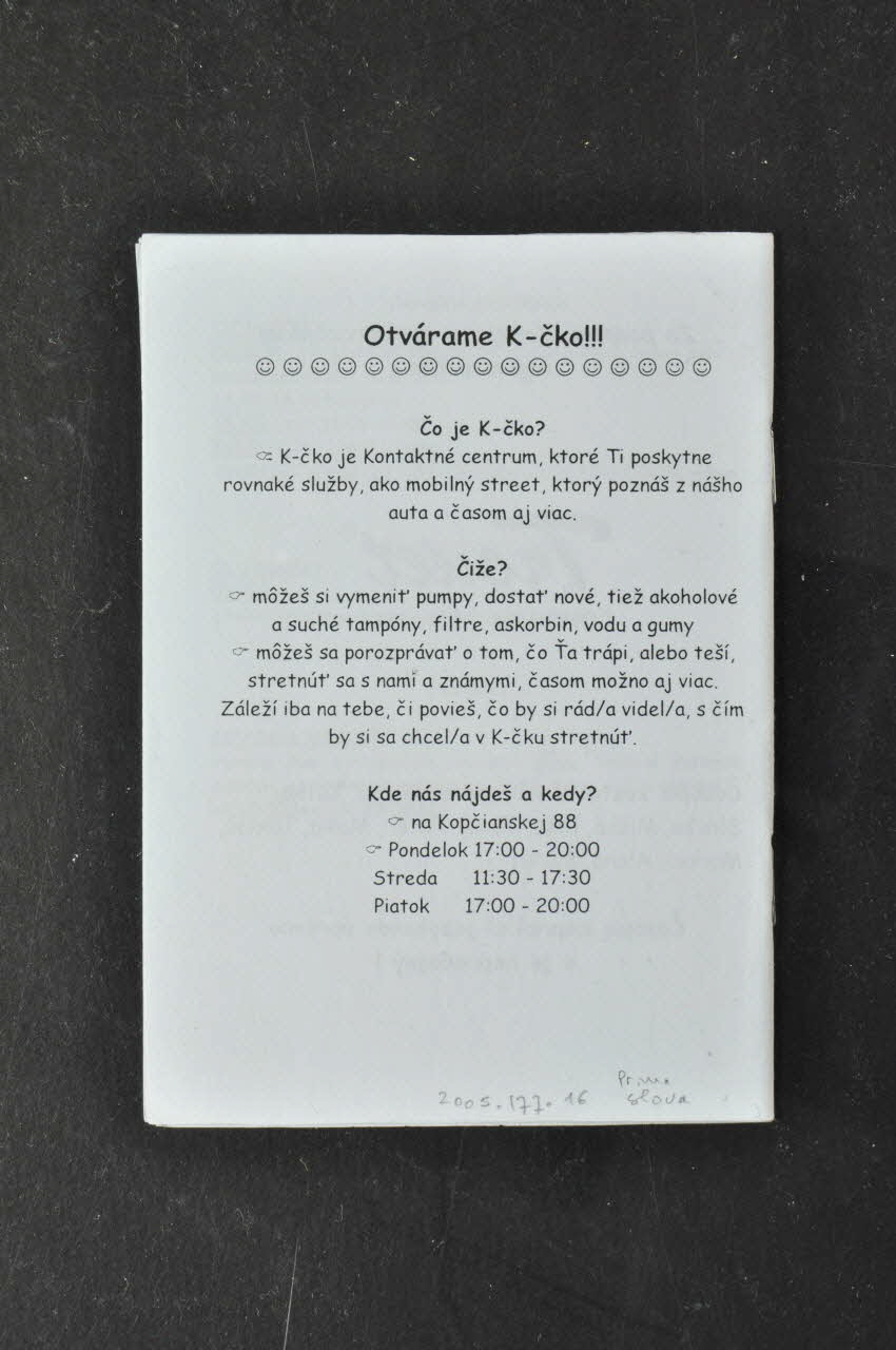 Bulletin d'information "Na ceste", n° 7, juin 2005 Slovaquie 2005/6 2005.177.16 Photo Mucem