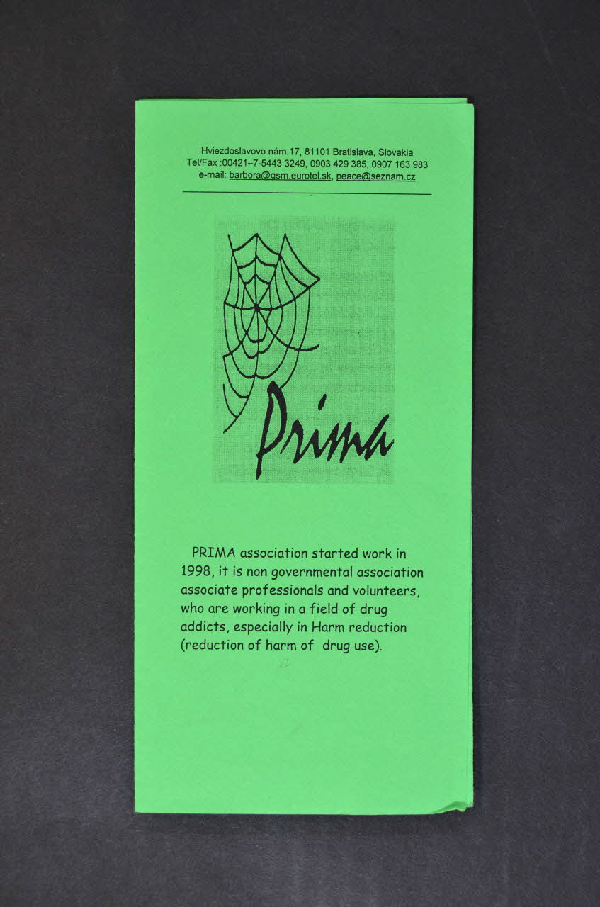 Dépliant "Prima" (en anglais) Slovaquie 2005 2005.177.3 Photo Mucem