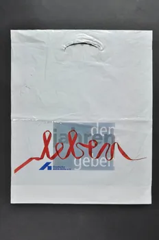 Deutsche Aids-Hilfe sac plastique "Den leben geben" (Vivre / donner) Allemagne 2003 2003.111.213 Photo Mucem