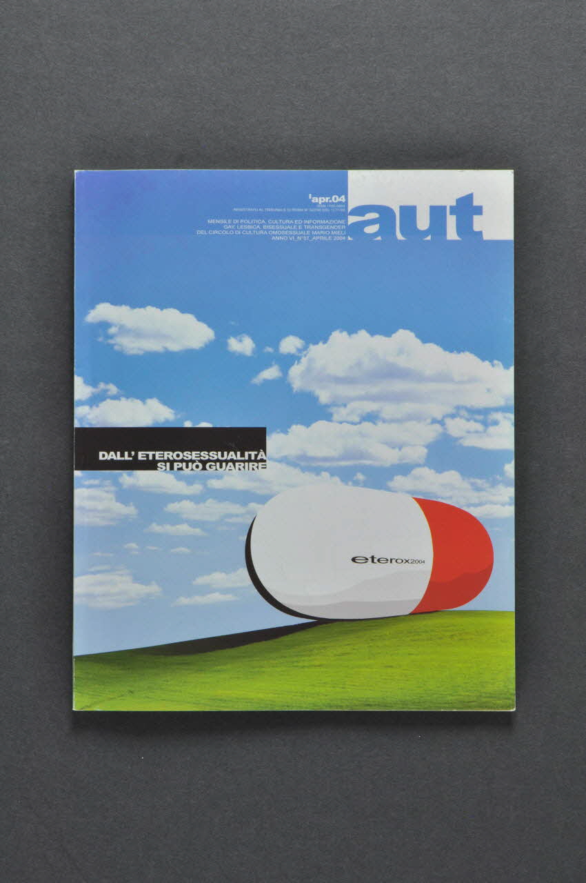 Circolo di Cultura Omosessuale Mario Mieli revue Revue Aut, avril 2004 Italie 2004/4 2004.191.3 Photo Mucem