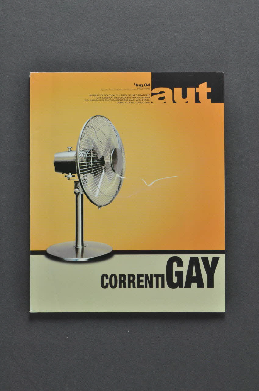 Circolo di Cultura Omosessuale Mario Mieli revue Revue Aut, juin 2004 Italie 2004/6 2004.191.4 Photo Mucem