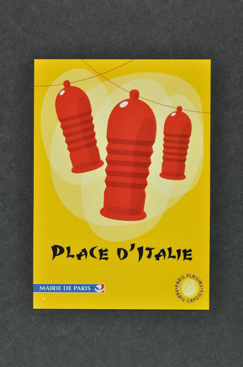 Bertrand Delanoë carte postale Place d'Italie Île-de-France, France 2003 2004.192.17 Photo Mucem