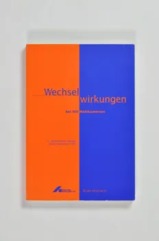 Deutsche Aids-Hilfe BROCHURE "Wechselwirkungen bei HIV Medikamenten" (Interactions avec les médicaments anti-VIH) Allemagne 2000/9 2003.111.54 Photo Mucem