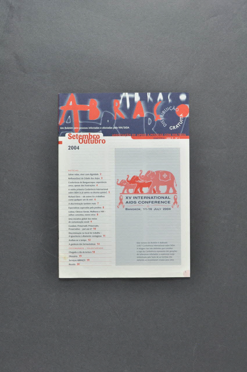 Abraço Bulletin associatif Abraço" n°9, sept oct 2004 Portugal 2004 2004.197.7 Photo Mucem