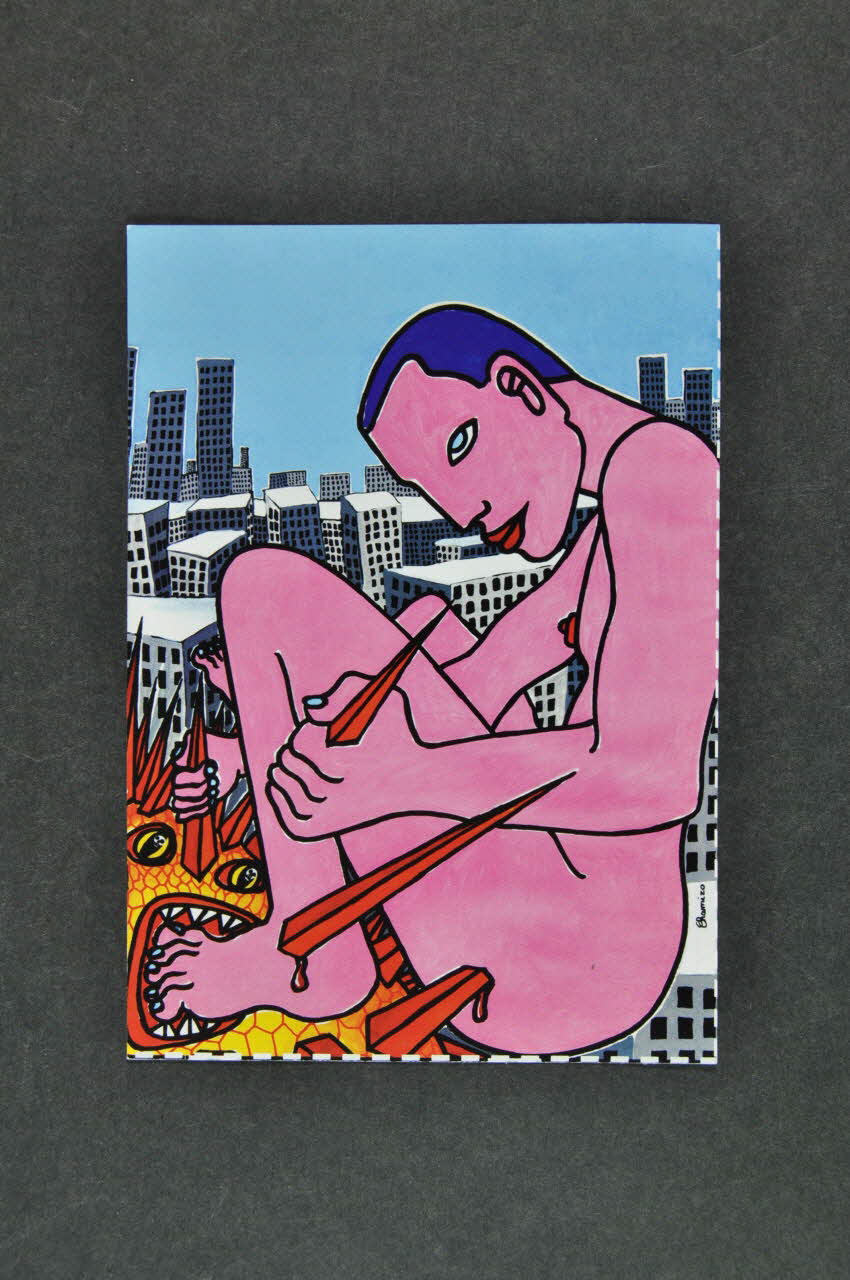 Combat face au Sida Bon de commande "Abonnement / commande France 2004 2004.198.5 Photo Mucem