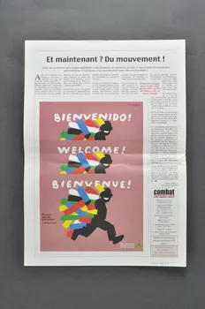 Combat face au Sida Journal associatif "Combat face au sida",  n° spécial Forum social européen France 2003 2004.198.9 Photo Mucem