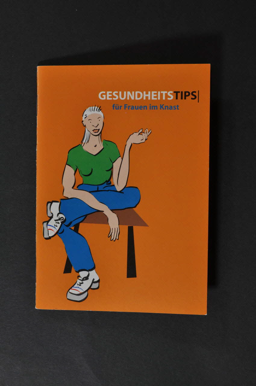 Deutsche Aids-Hilfe BROCHURE Gesundheits Tips für Frauen im Knast Allemagne 1998/10 2003.111.84 Photo Mucem