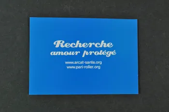 Arcat Et Paris Roller autocollant "Recherche amour protégé" France 2004 2004.200.1  Photo Mucem