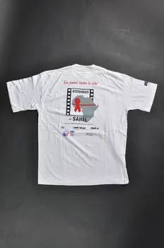 Plan International Sénégal, Nafigraphie tee-shirt "Scénarios du Sahel" Afrique 1997 2004.201.107 Photo Mucem