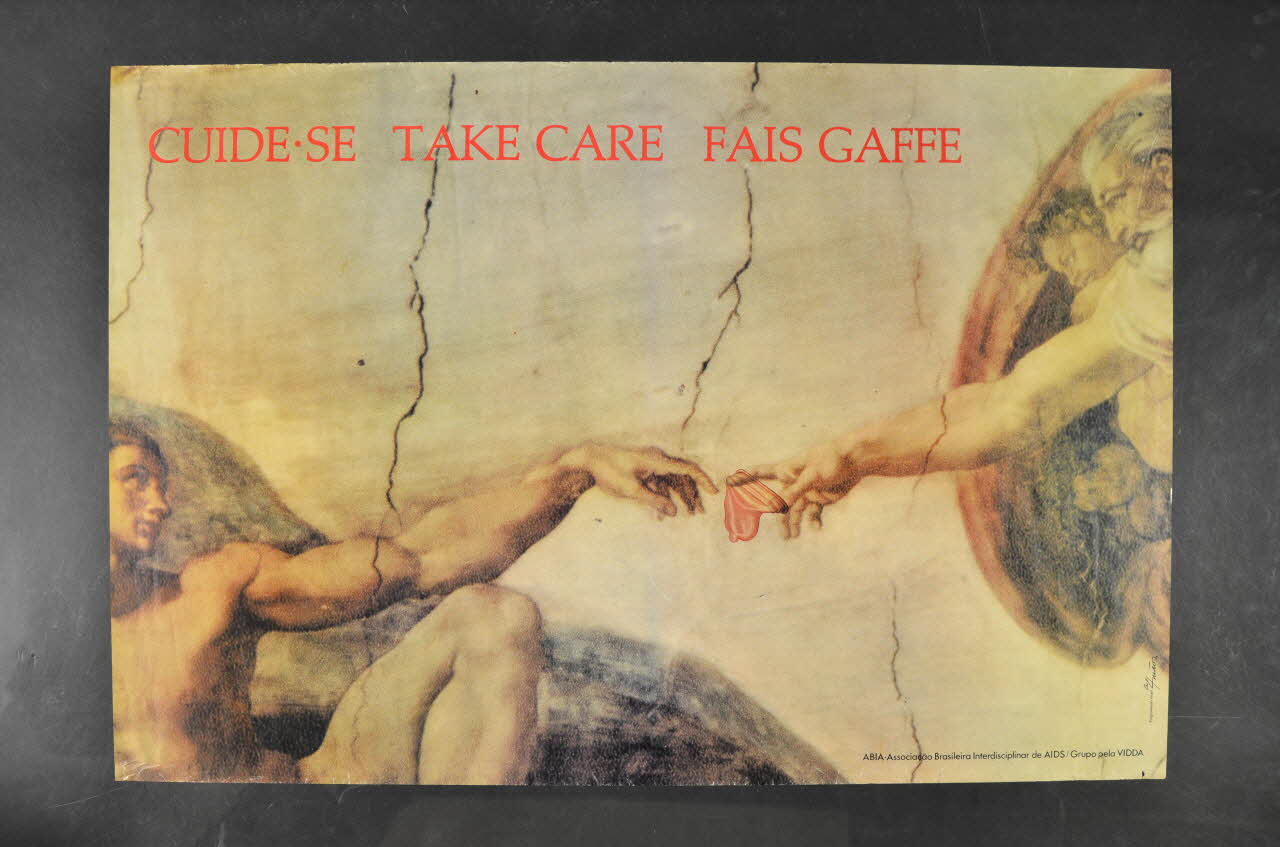 affiche "Cuide se. Take care. fais gaffe" 2003.112.26 Photo Mucem