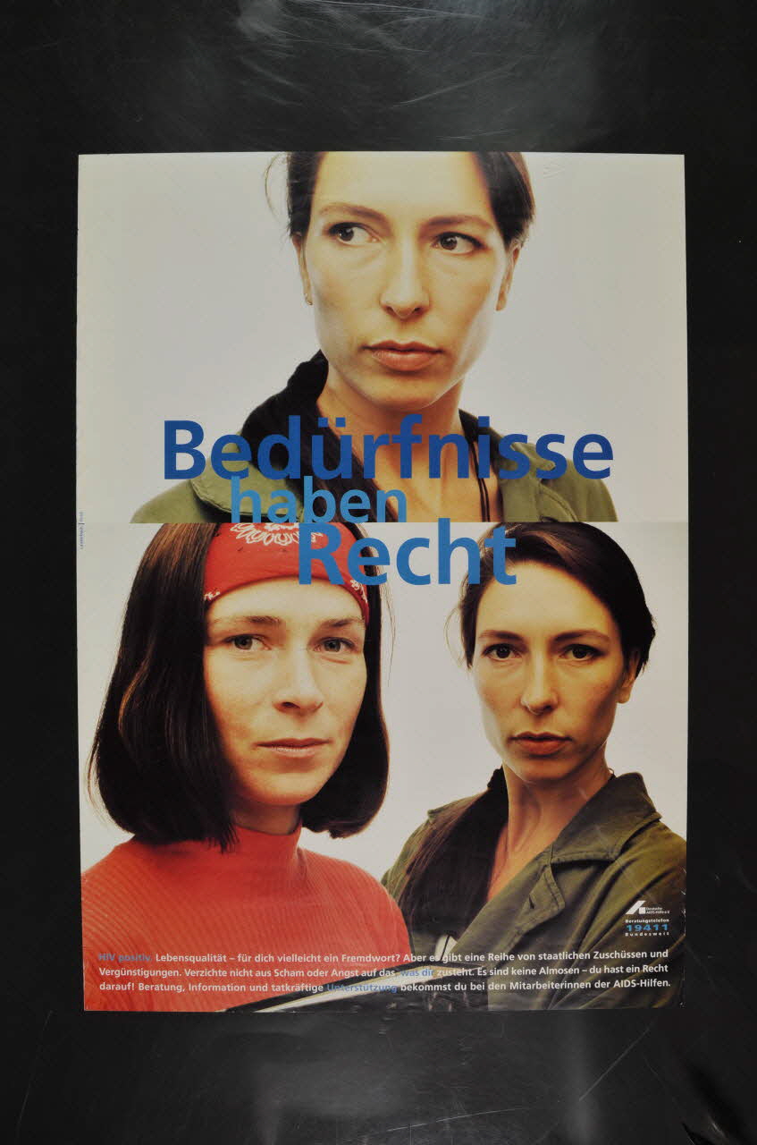 affiche Bedürfnisse haben recht (Les besoins sont justes) 2004.201.153 Photo Mucem