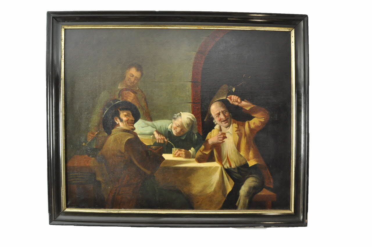 tableau Toast à la vendange de 1834, dit aussi les buveurs de cidre 1953.57.1 Photo Mucem