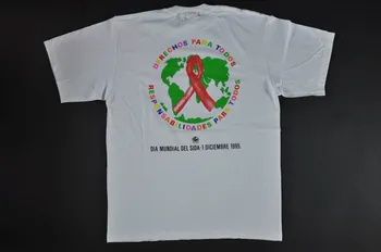 Fundasida, Plan Internacional El Salvador tee-shirt "Derechos para todos. responsabilidades para todos" (Droits pour tous. responsabilités pour tous) Salvador 1995 2004.201.16 Photo Mucem