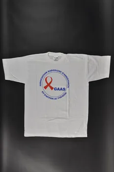 tee-shirt "Association gabonaise d'assistance et d'action au VIH/Sida" 2004.201.18  Photo Mucem