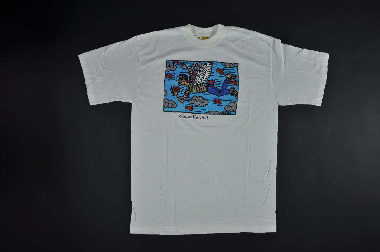 Sidaction - Ensemble Contre Le Sida tee-shirt "Sidaction 96 France 1996 2004.201.38 Photo Mucem