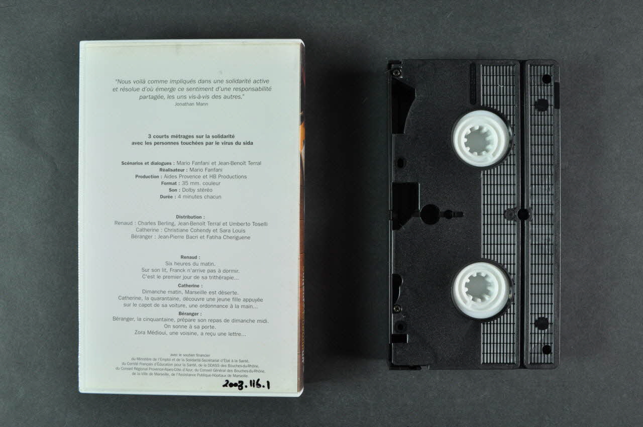 cassette vidéo "Un dimanche matin à Marseille" 2003.116.1.1-2 Photo Mucem