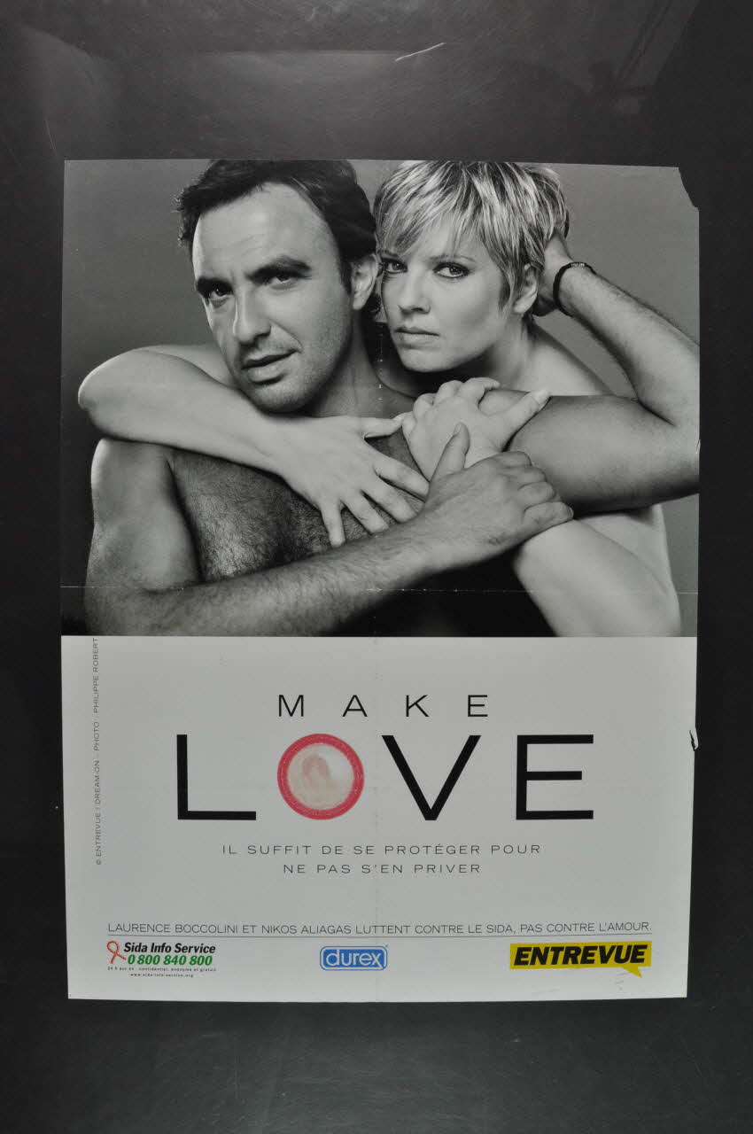affiche "Make Love. / Il suffit de se protéger pour ne pas s'en priver" 2004.201.9 Photo Mucem