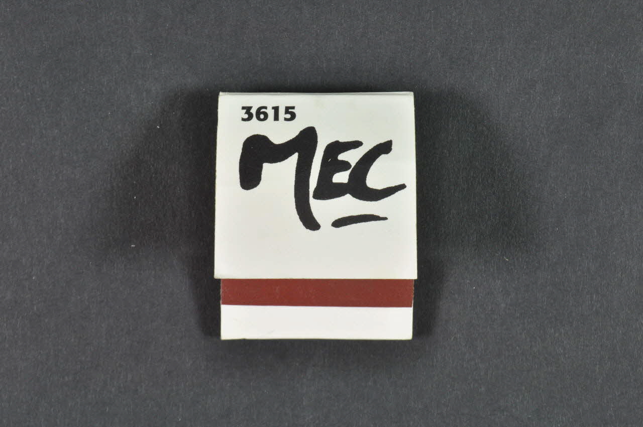 POCHETTE D'ALLUMETTES 3615 Mecs 2003.116.3 Photo Mucem