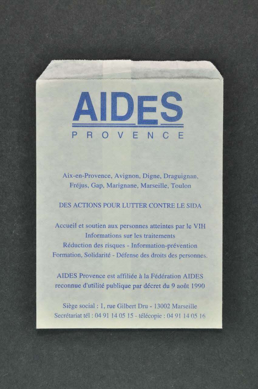 sachet "Aides Provence" 2003.116.4 Photo Mucem