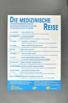 Berliner Aids-Hilfe affiche "Die medizinische reise. 2003 " Allemagne 2003 2003.117.12 Photo Mucem