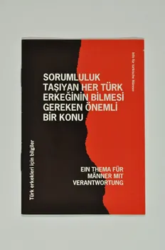 Bundeszentrale FüR Gesundheitliche Aufklarung (BZGA) BROCHURE "Info für  turkische manner" (en turc) Allemagne 1997 2003.117.31  Photo Mucem