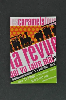 Les Caramels Fous carte postale "Les caramels fous. La revue qui va faire mâle" France 2004 2004.203.27  Photo Mucem